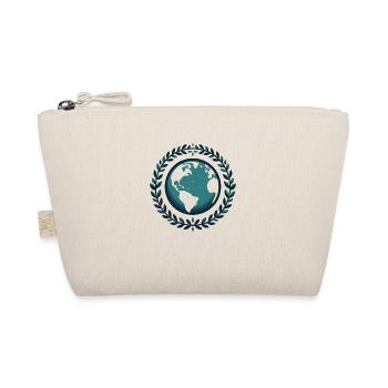 Globe with wreath of leaves - Organic Pouch - nature - Front