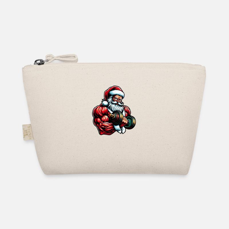 Curling Santa Organic Pouch