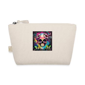 Skull - Organic Pouch - nature - Front