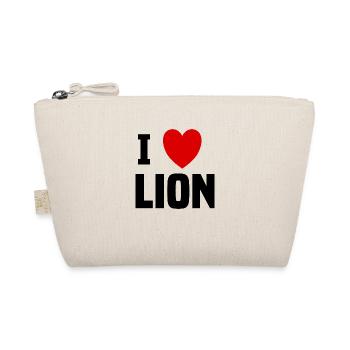 I love Lion - Organic Pouch - nature - Front