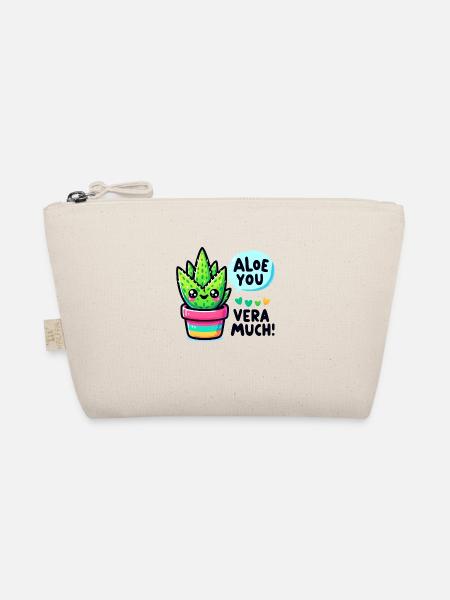 Aloe you vera much - Organic Pouch - nature - Front
