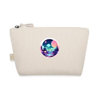 Moon Landscape Illustration - Organic Pouch - nature - Front
