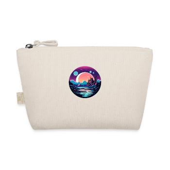 Moon Landscape Illustration - Organic Pouch - nature - Front