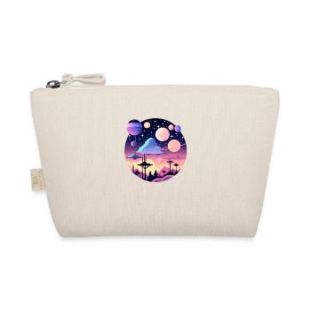 Moon Landscape Illustration - Organic Pouch - nature - Front