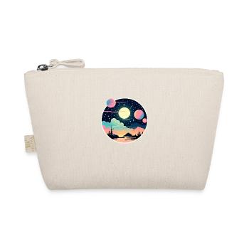 Moon Landscape Illustration - Organic Pouch - nature - Front