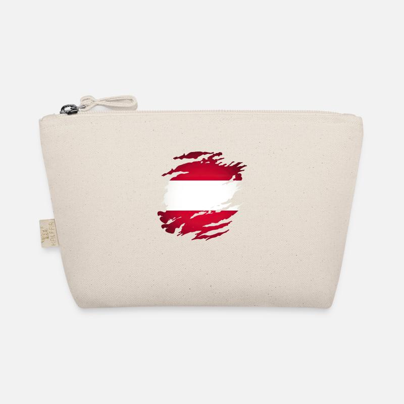 Austria Austrians map country flag Austria Organic Pouch