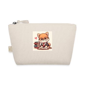 Shiba Inu Elegance - Organic Pouch - nature - Front