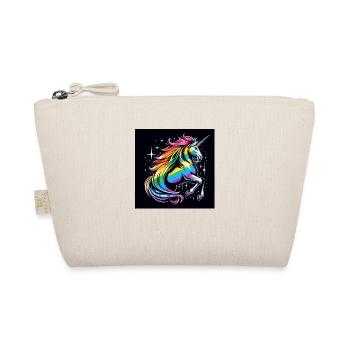 LGBTQIA+ Unicorm - Bio-Täschchen - Natur - Vorne