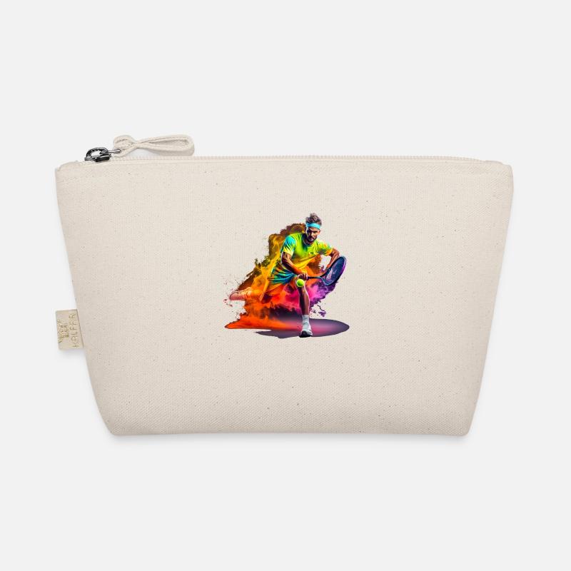 Tennisspiel mit zwei oder vier Spieler Bio-Täschchen