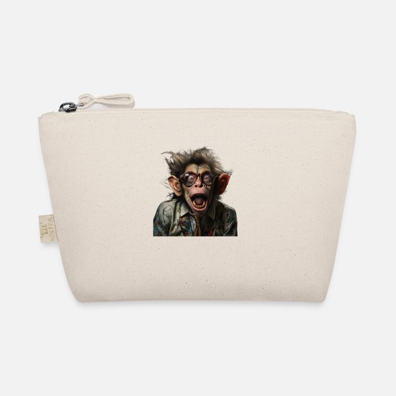 crazy professor monkey Bio-Täschchen