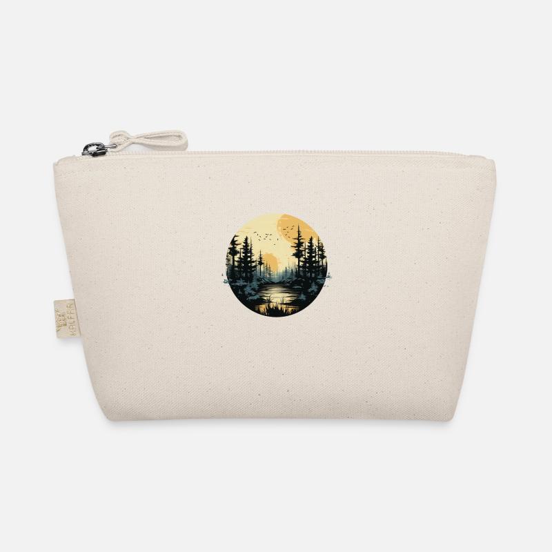 Full moon woods - Organic Pouch - nature