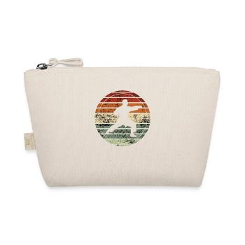 Retro Karate - Vintage Geschenkidee - Bio-Täschchen - Natur - Vorne