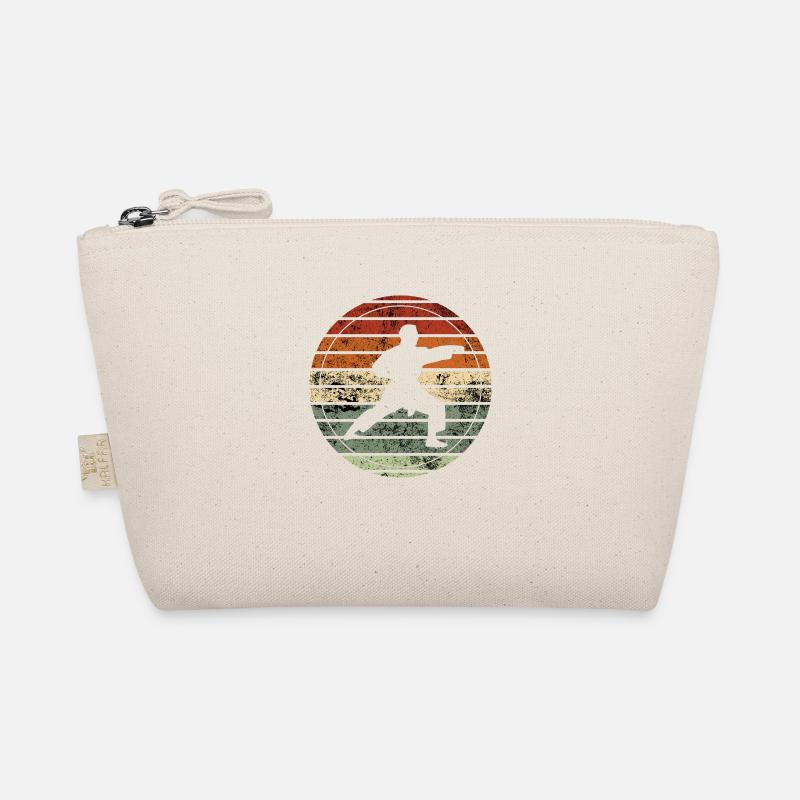 Retro Karate - Vintage Geschenkidee Bio-Täschchen