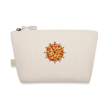 C’est l’heure de pizza - Trousse biologique - nature - Devant