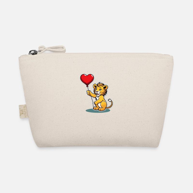 Löwe Herz - Valentinstag Bio-Täschchen