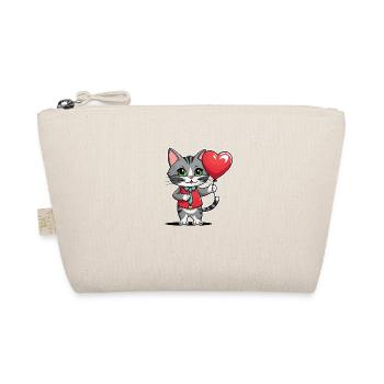 Coeur de chat - Saint-Valentin - Trousse biologique - nature - Devant