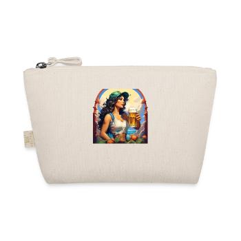 Illustration drôle de bière de femme - Trousse biologique - nature - Devant