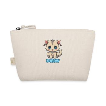 Anime Kitten Meow - Design mignon et ludique - Trousse biologique - nature - Devant