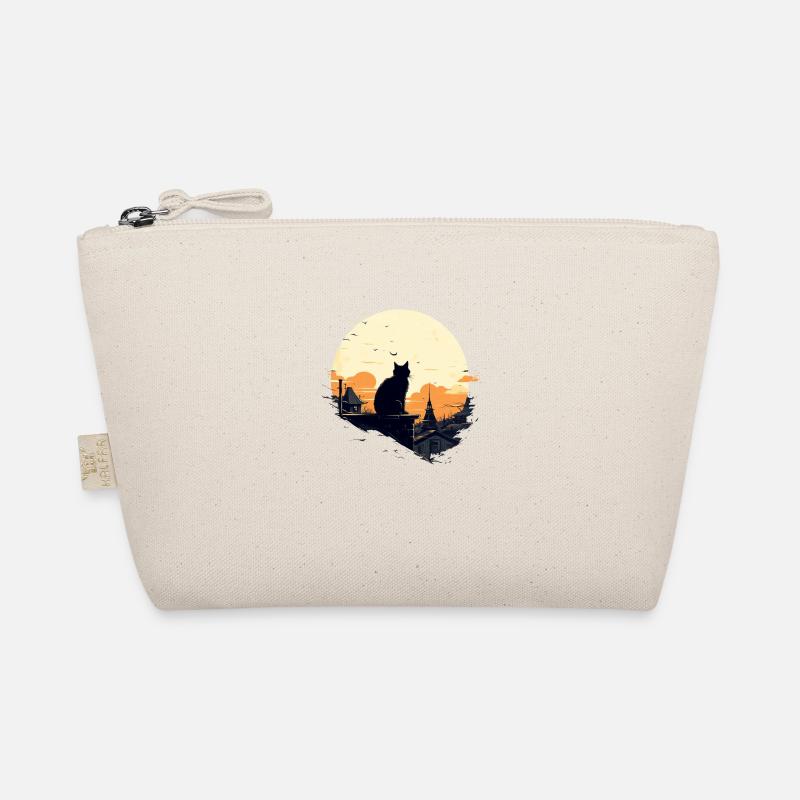 Einsame Katze Bio-Täschchen