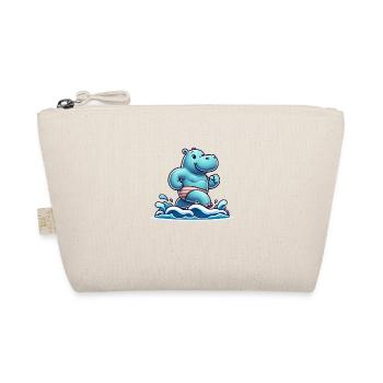 Swimming Competition Hippo - Organic Pouch - nature - Front
