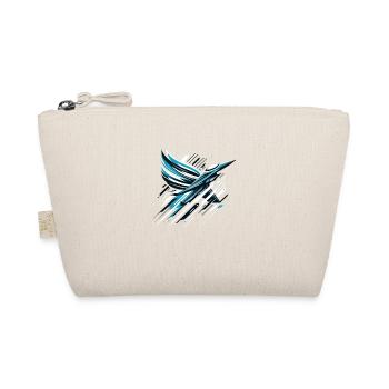 Soaring Cyber Swan - Organic Pouch - nature - Front