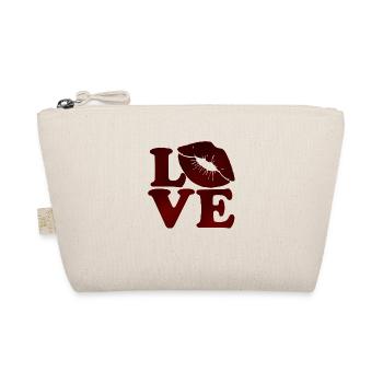Liebe mich Valentinstag Alles Gute zum Valentinstag Valentinstag - Bio-Täschchen - Natur - Vorne