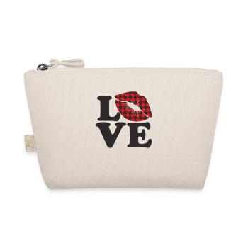 Liebe mich Valentinstag Alles Gute zum Valentinstag Valentinstag - Bio-Täschchen - Natur - Vorne