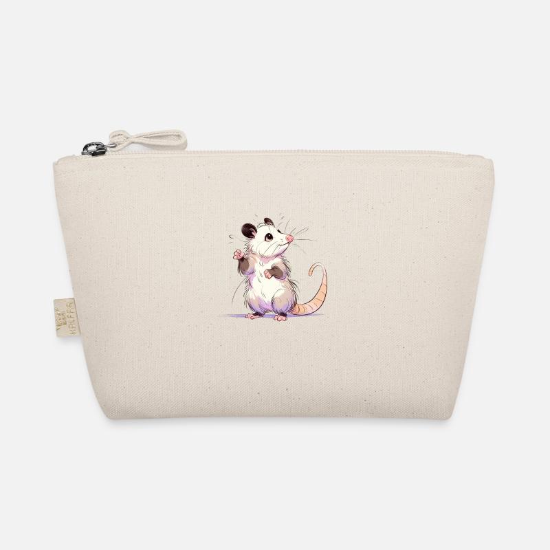 Verspieltes Opossum Bio-Täschchen