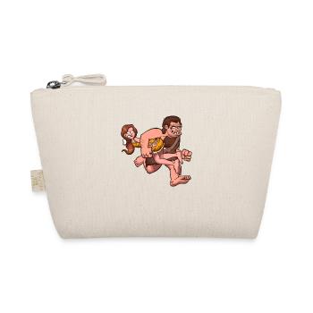 Caveman Kidnapping Cavewoman - Organic Pouch - nature - Front