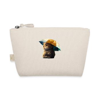 Parfaitement préparé : Chat avec tee-shirt parapluie - Trousse biologique - nature - Devant