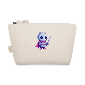 Brave knight in comic book style for kids - Organic Pouch - nature - Front