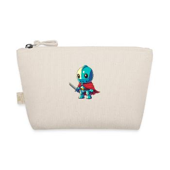 Brave knight in comic book style for kids - Organic Pouch - nature - Front