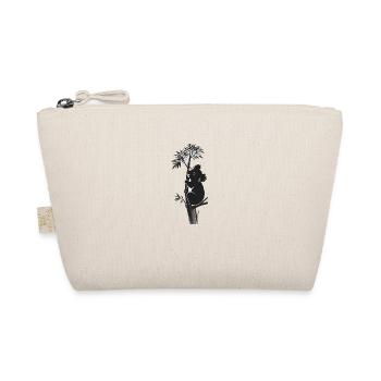 Silhouette d’un koala appuyé contre un arbre - Trousse biologique - nature - Devant