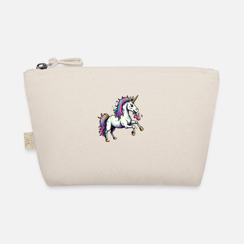 Verrücktes Einhorn Bio-Täschchen