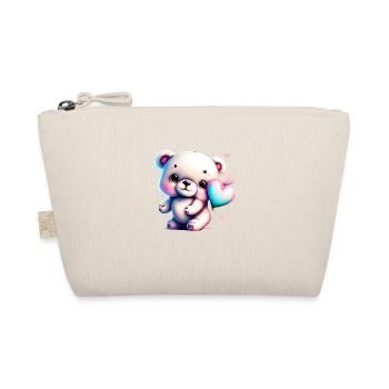 Little Love Bear - Organic Pouch - nature - Front