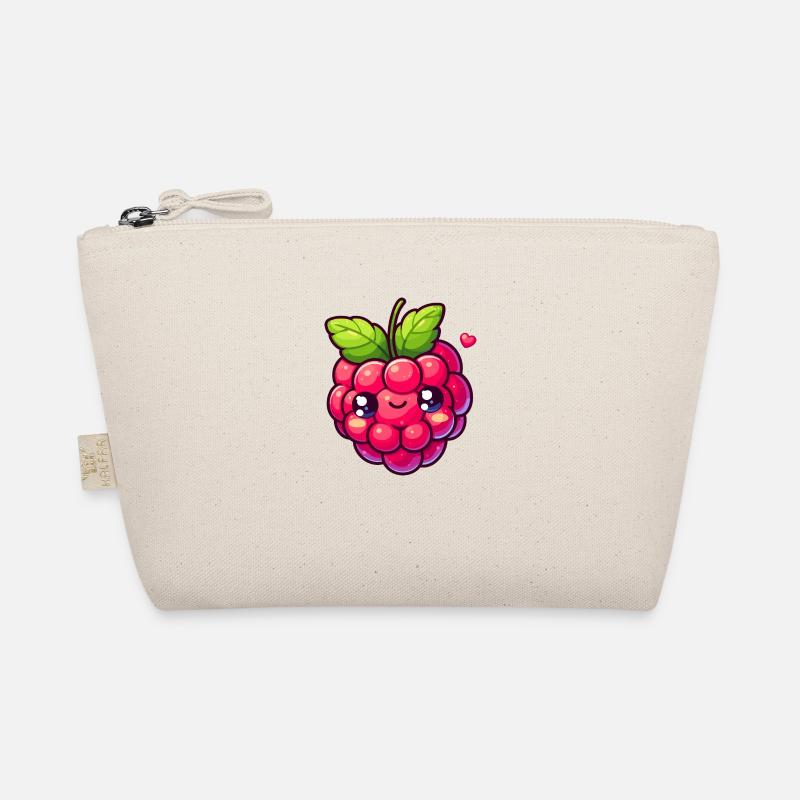 Raspberry - Heart Organic Pouch