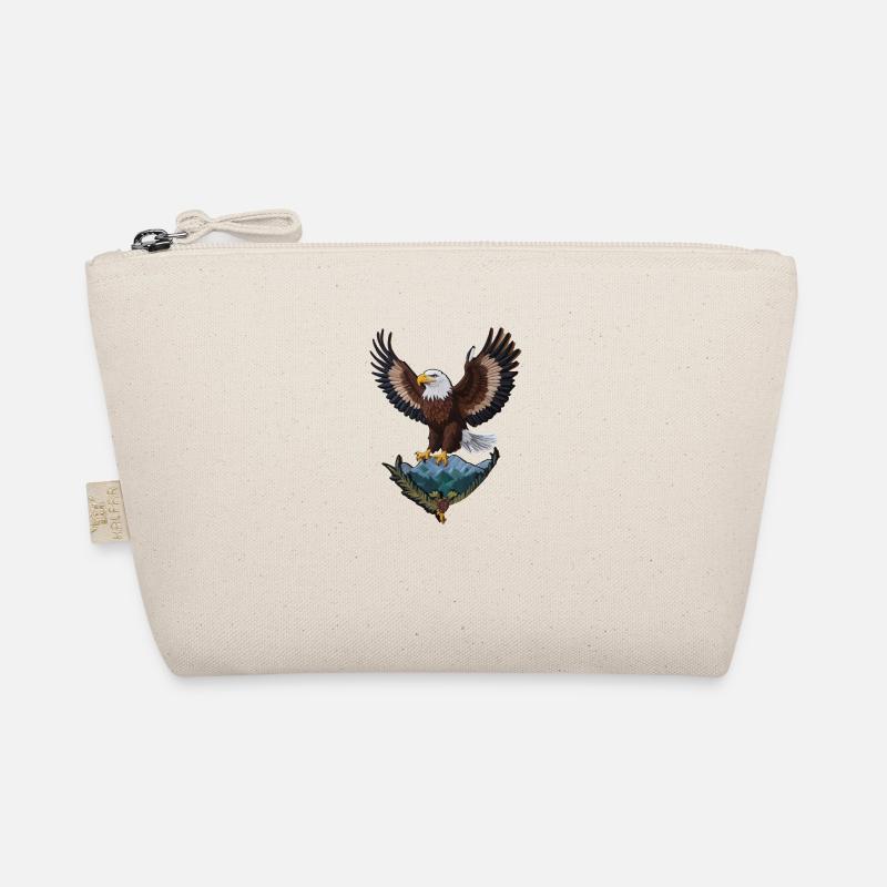 Beautiful bald eagle Organic Pouch