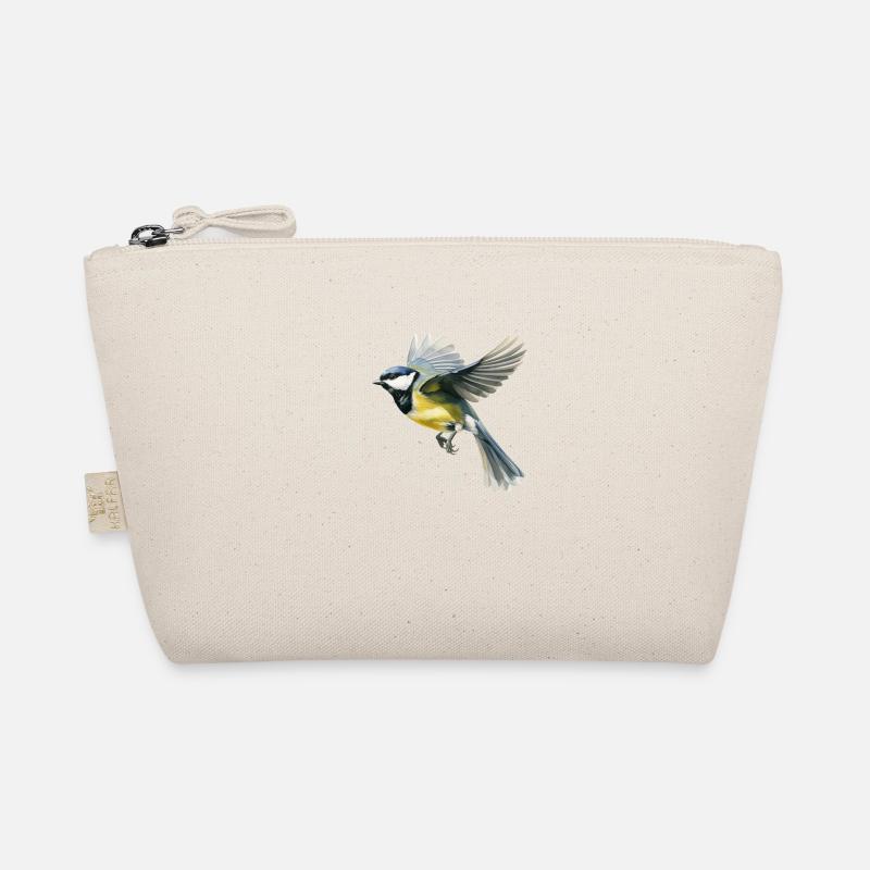 Great Tit Bird Organic Pouch