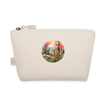 Spring Forest Scene - Organic Pouch - nature - Front