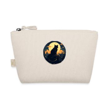 Night cat - Organic Pouch - nature - Front