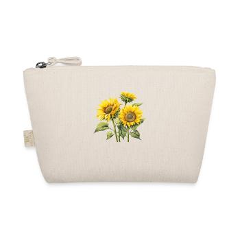 Sunflower Blossom - Organic Pouch - nature - Front