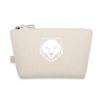 Polar Bear Head Polar Bear - Organic Pouch - nature - Front