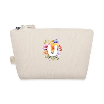 U monogramme, Bouquet coloré - Trousse biologique - nature - Devant