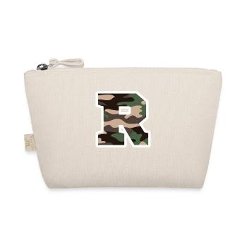 lettre R camouflage militaire-idée cadeau - Trousse biologique - nature - Devant