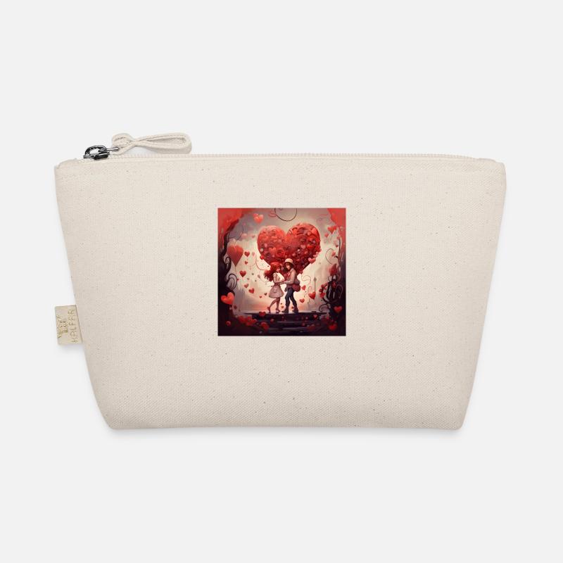 Valentinstag, Romantisch, Liebe Bio-Täschchen