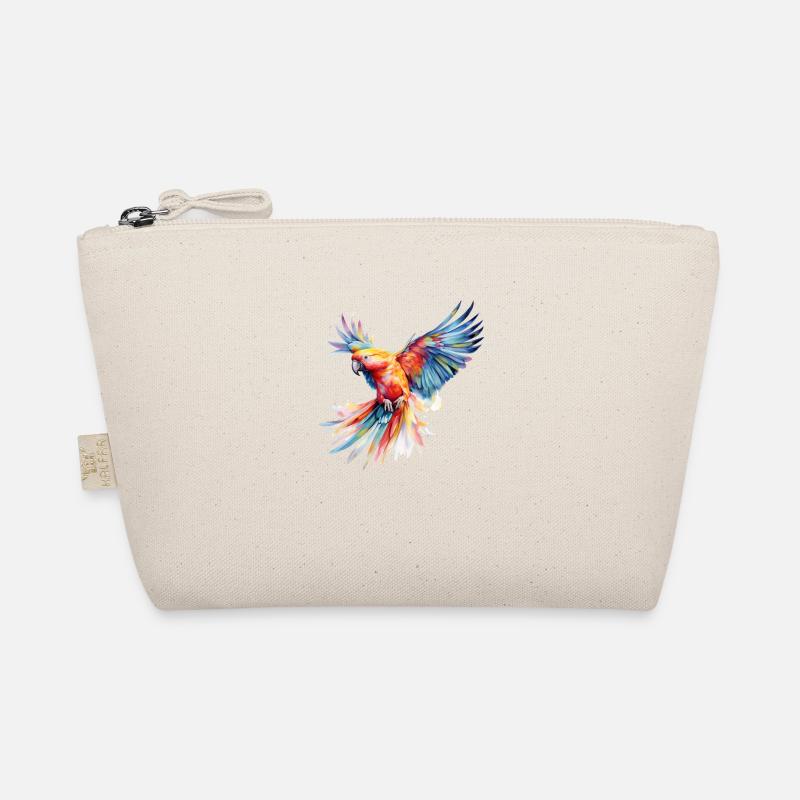 Regenbogen-Papagei Bio-Täschchen