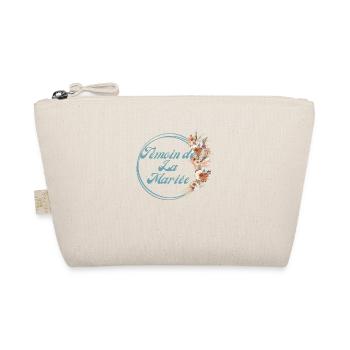 Témoin de la mariée fleurs rustique-tshirt assorti - Trousse biologique - nature - Devant