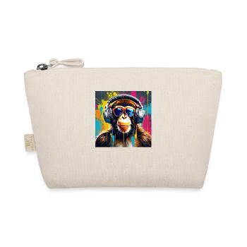 Music Monkey - Organic Pouch - nature - Front