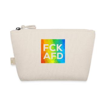 Fck AFD Cutout - Bio-Täschchen - Natur - Vorne