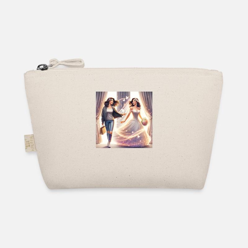 Wedding bachelorette party - Organic Pouch - nature